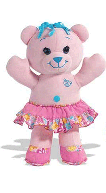 pink doodle bear