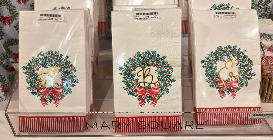Mary Square Letter Napkins