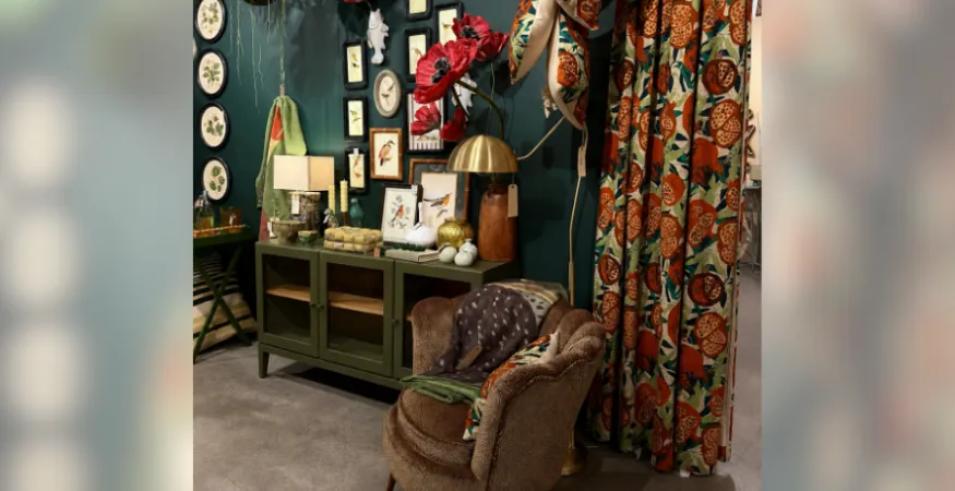 Product display in Creative Co Op Showroom